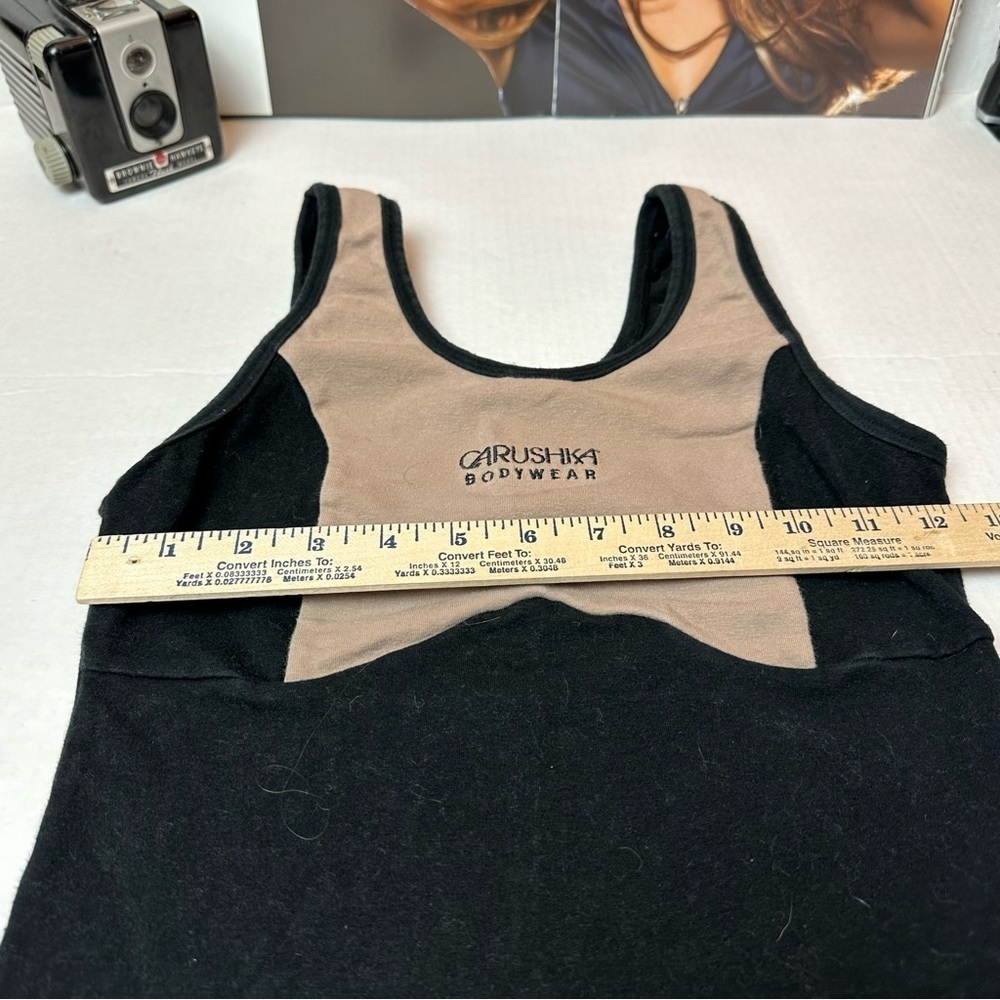 Y2K Carushka Bodywear Tank | Minimalist Balletcore Contrast Camisole - Picture 7 of 8